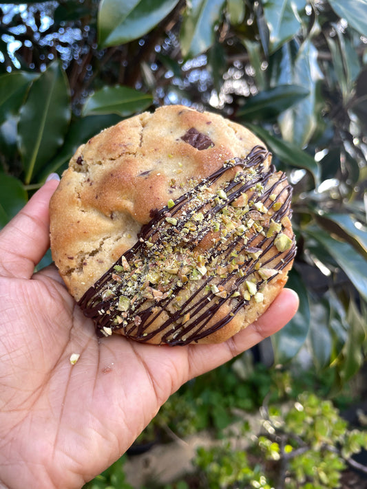 Gluten Free Dark Chocolate & Pistachio Cookie