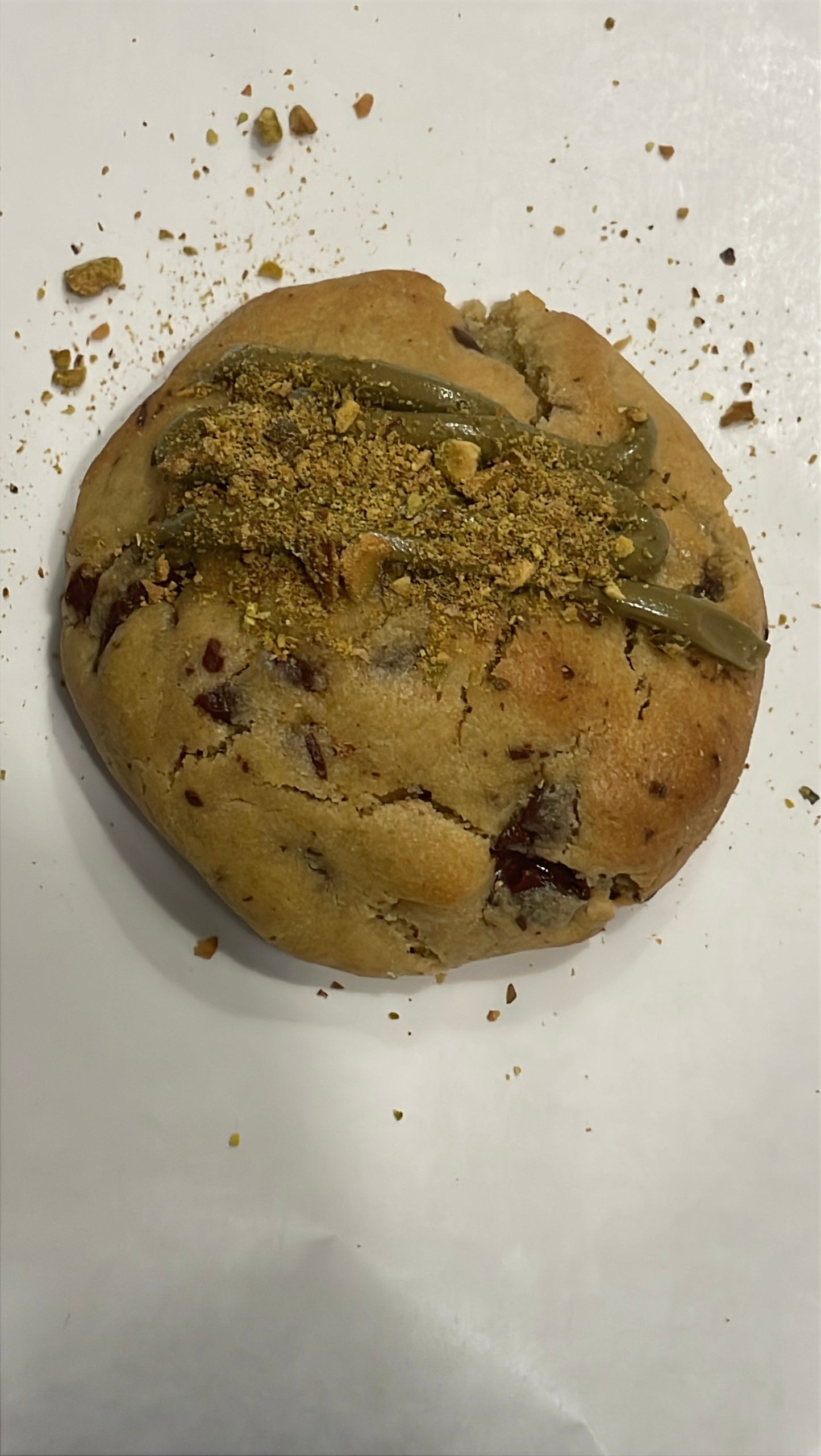 Dark Chocolate, Pistachio Cookie