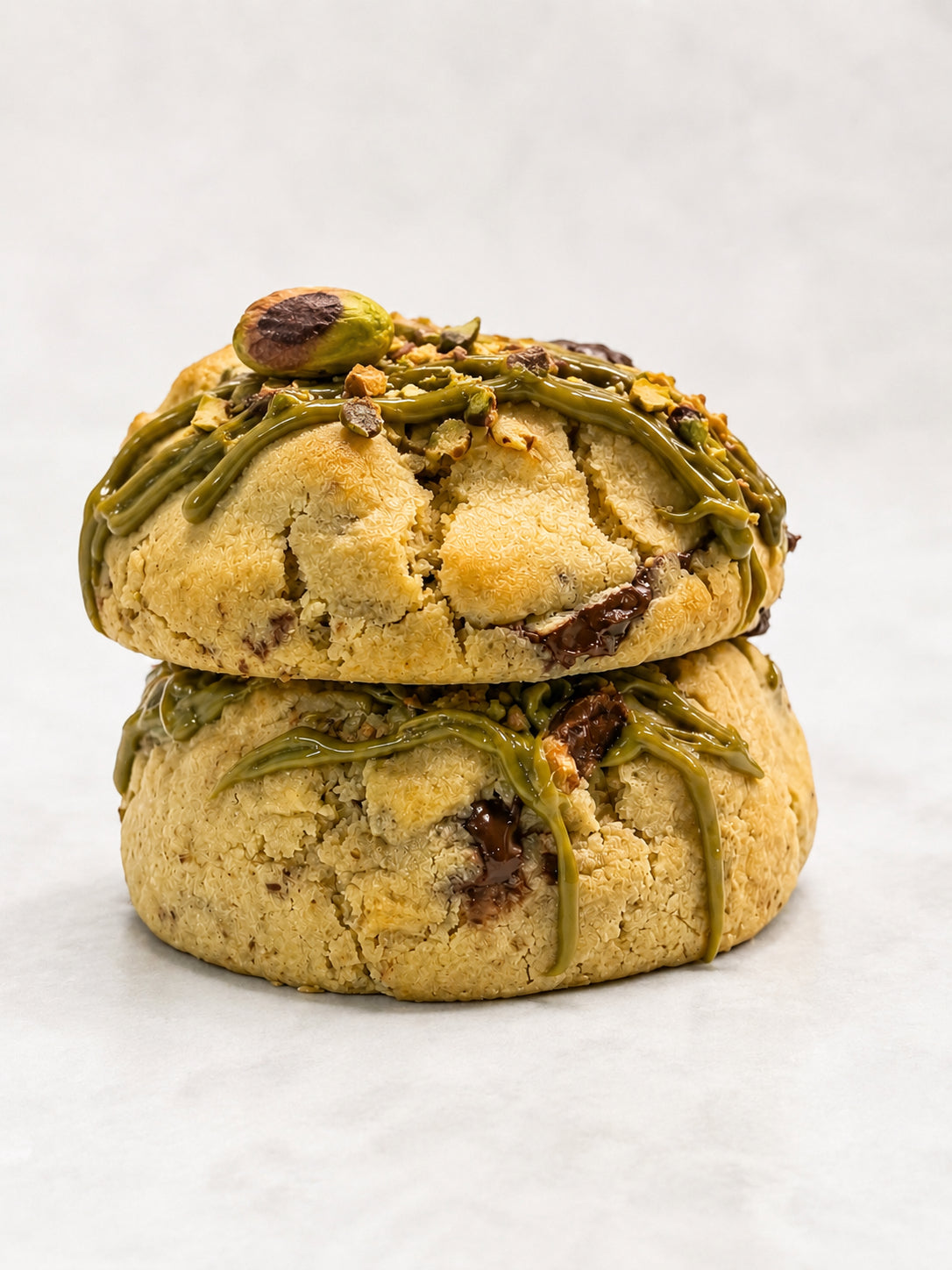 Dark Chocolate, Pistachio Cookie