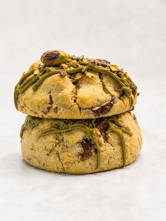 Dark Chocolate, Pistachio Cookie