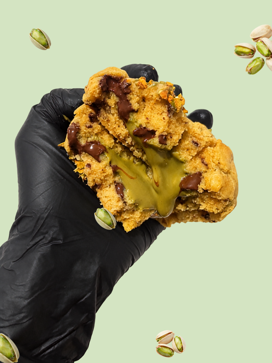 Dark Chocolate, Pistachio Cookie
