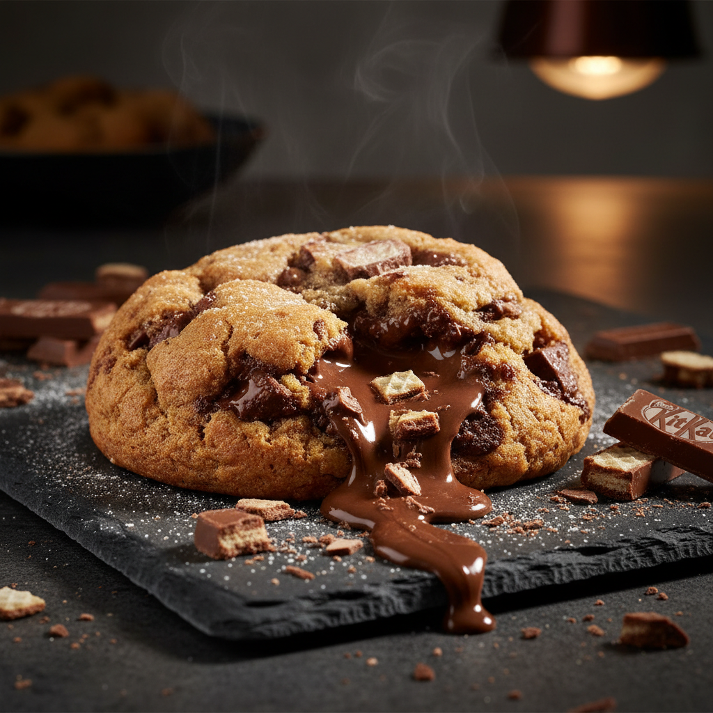 Krazyy Kit Kat Cookie stuffed with chocolate and wafer